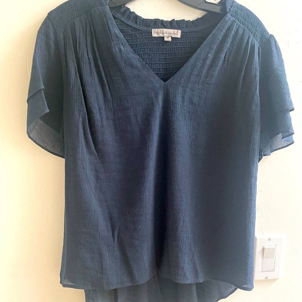 Pretty Versatile, Flutter Sleeve Blouse - image 1